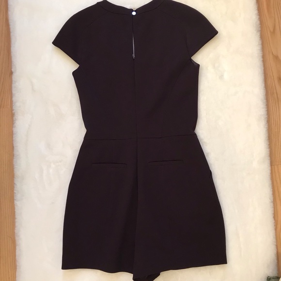 Ted Baker Nuada plum playsuit Romper! Size 1! Stunning crystal neckline! - Picture 7 of 7
